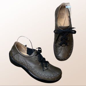 ZIERA Allsports-M Women’s Comfort Walking Shoe Lace Up Olive Green Size 40 / 9